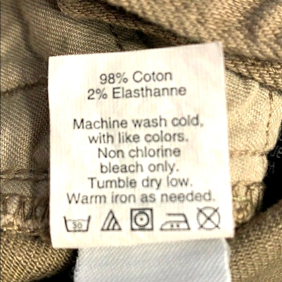 J. CREW olive green toothpick jeans size 27 ankle. - Picture 7 of 7